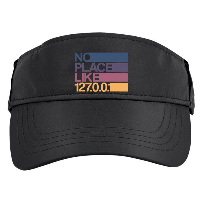 No Place Like 127.0.0.1 Localhost Geek Adult Drive Performance Visor