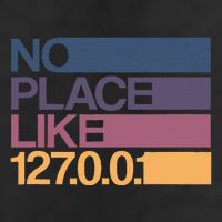 No Place Like 127.0.0.1 Localhost Geek Adult Drive Performance Visor