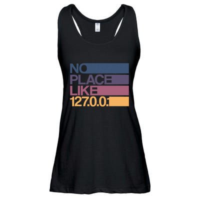 No Place Like 127.0.0.1 Localhost Geek Ladies Essential Flowy Tank