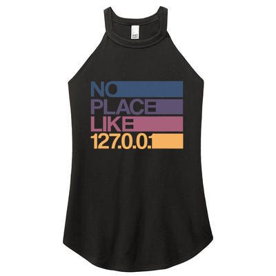 No Place Like 127.0.0.1 Localhost Geek Women's Perfect Tri Rocker Tank