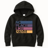 No Place Like 127.0.0.1 Localhost Geek Kids Hoodie