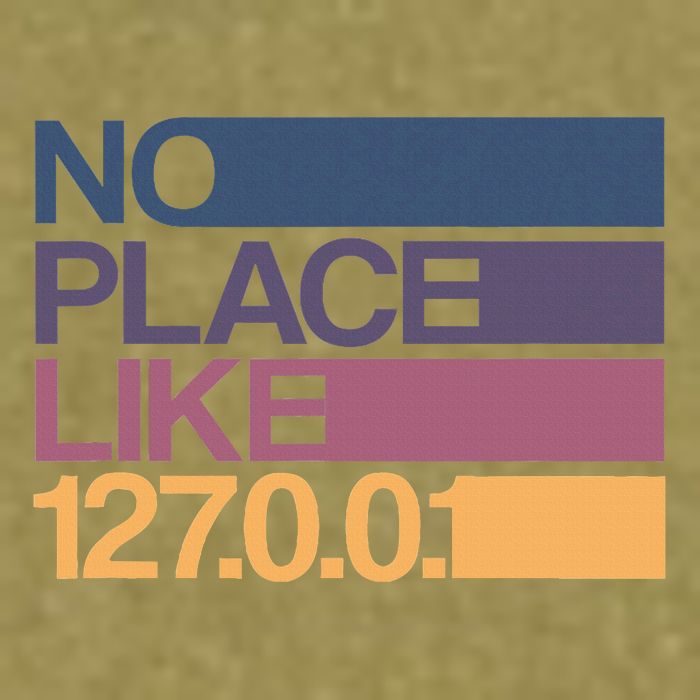 No Place Like 127.0.0.1 Localhost Geek Garment-Dyed Women's Muscle Tee