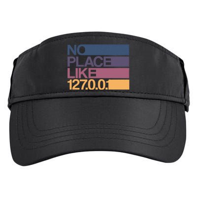 No Place Like 127.0.0.1 Localhost Geek Adult Drive Performance Visor