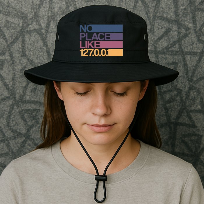 No Place Like 127.0.0.1 Localhost Geek Legacy Cool Fit Booney Bucket Hat