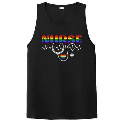 Nurse Pride Lgbt Gift PosiCharge Competitor Tank