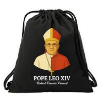 New Pope Leo XIV May 8th, 2025 Robert Francis Prevost Drawstring Bag