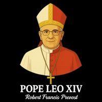 New Pope Leo XIV May 8th, 2025 Robert Francis Prevost 16 in Basic Backpack
