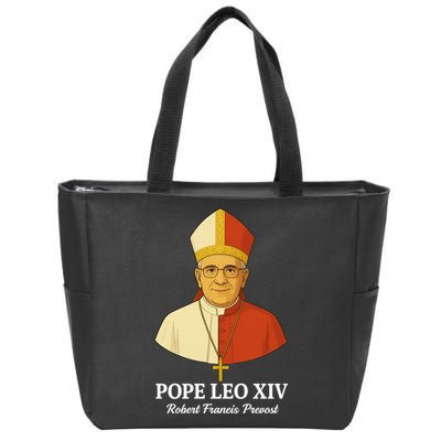 New Pope Leo XIV May 8th, 2025 Robert Francis Prevost Zip Tote Bag