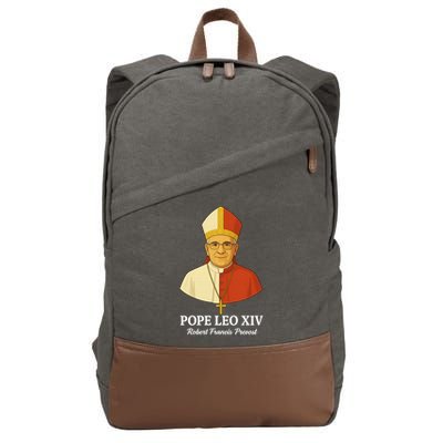 New Pope Leo XIV May 8th, 2025 Robert Francis Prevost Cotton Canvas Backpack
