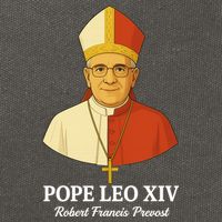 New Pope Leo XIV May 8th, 2025 Robert Francis Prevost Cotton Canvas Backpack