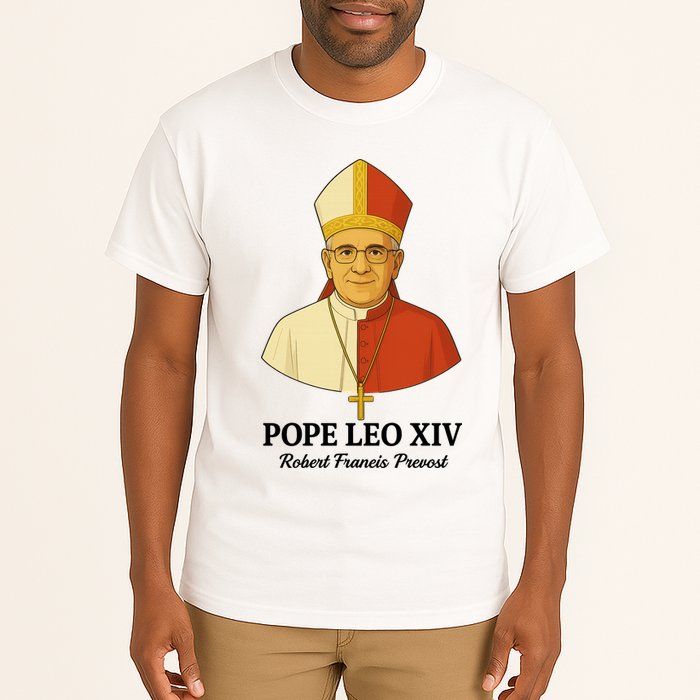 New Pope Leo XIV May 8th, 2025 Robert Francis Prevost Tall T-Shirt