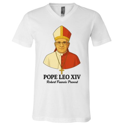 New Pope Leo XIV May 8th, 2025 Robert Francis Prevost V-Neck T-Shirt