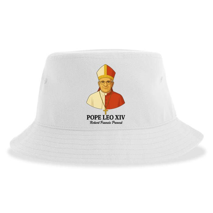 New Pope Leo XIV May 8th, 2025 Robert Francis Prevost Sustainable Bucket Hat