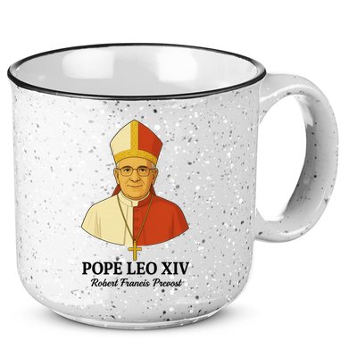 New Pope Leo XIV May 8th, 2025 Robert Francis Prevost 15oz Campfire Ceramic Mug