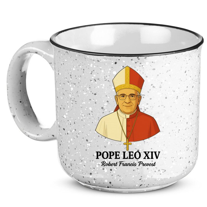 New Pope Leo XIV May 8th, 2025 Robert Francis Prevost 15oz Campfire Ceramic Mug