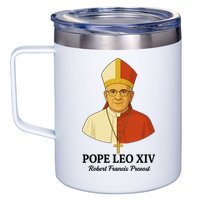 New Pope Leo XIV May 8th, 2025 Robert Francis Prevost 12oz Stainless Steel Coffee Mug