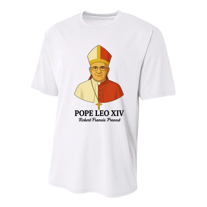 New Pope Leo XIV May 8th, 2025 Robert Francis Prevost Youth Performance Sprint T-Shirt