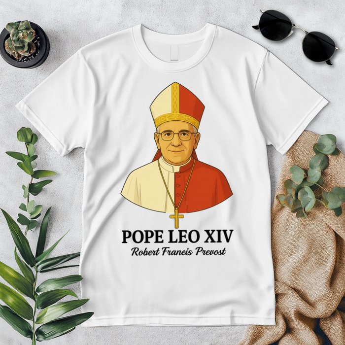 New Pope Leo XIV May 8th, 2025 Robert Francis Prevost Premium T-Shirt