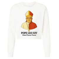 New Pope Leo XIV May 8th, 2025 Robert Francis Prevost Cropped Pullover Crew