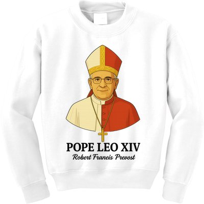 New Pope Leo XIV May 8th, 2025 Robert Francis Prevost Kids Sweatshirt