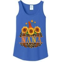 Nana Pumpkin Leopard Print Sunflower Buffalo Plaid Grandma Gift Ladies Essential Tank