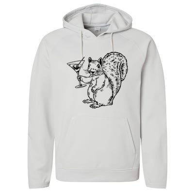 NPR Planet Money Squirrel Performance Fleece Hoodie