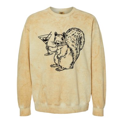 NPR Planet Money Squirrel Colorblast Crewneck Sweatshirt