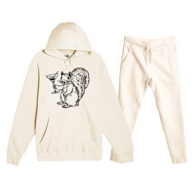 NPR Planet Money Squirrel Premium Hooded Sweatsuit Set