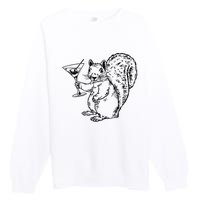 NPR Planet Money Squirrel Premium Crewneck Sweatshirt