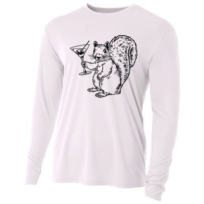 NPR Planet Money Squirrel Cooling Performance Long Sleeve Crew