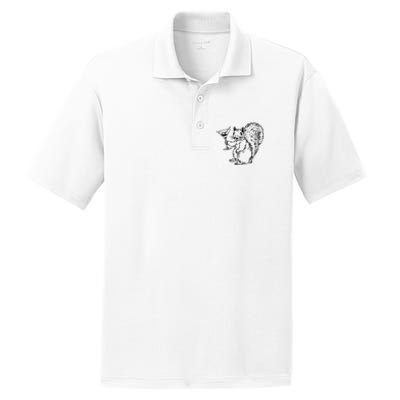 NPR Planet Money Squirrel PosiCharge RacerMesh Polo