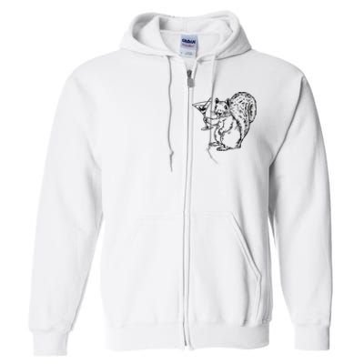 NPR Planet Money Squirrel Full Zip Hoodie