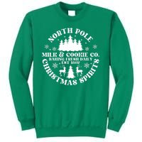 North Pole Milk And Cookie Co Gingerbread Christmas Bakery Sweatshirt