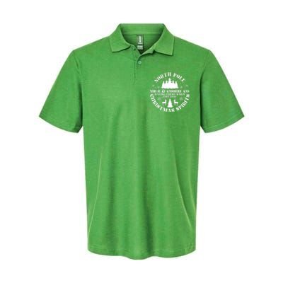 North Pole Milk And Cookie Co Gingerbread Christmas Bakery Softstyle Adult Sport Polo