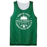 North Pole Milk And Cookie Co Gingerbread Christmas Bakery Mesh Reversible Basketball Jersey Tank