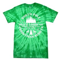 North Pole Milk And Cookie Co Gingerbread Christmas Bakery Tie-Dye T-Shirt