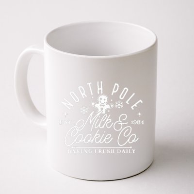 North Pole Milk And Cookie Co Funny Baking Christmas Costume Coffee Mug