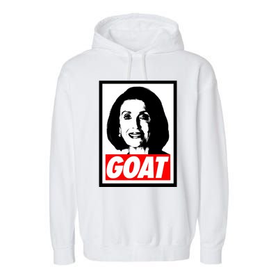 Nancy Pelosi Madam Speaker GOAT Garment-Dyed Fleece Hoodie