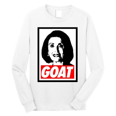 Nancy Pelosi Madam Speaker GOAT Long Sleeve Shirt