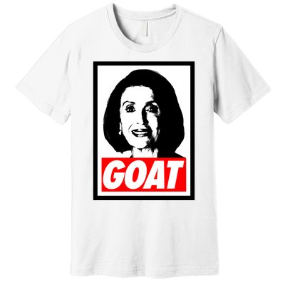 Nancy Pelosi Madam Speaker GOAT Premium T-Shirt