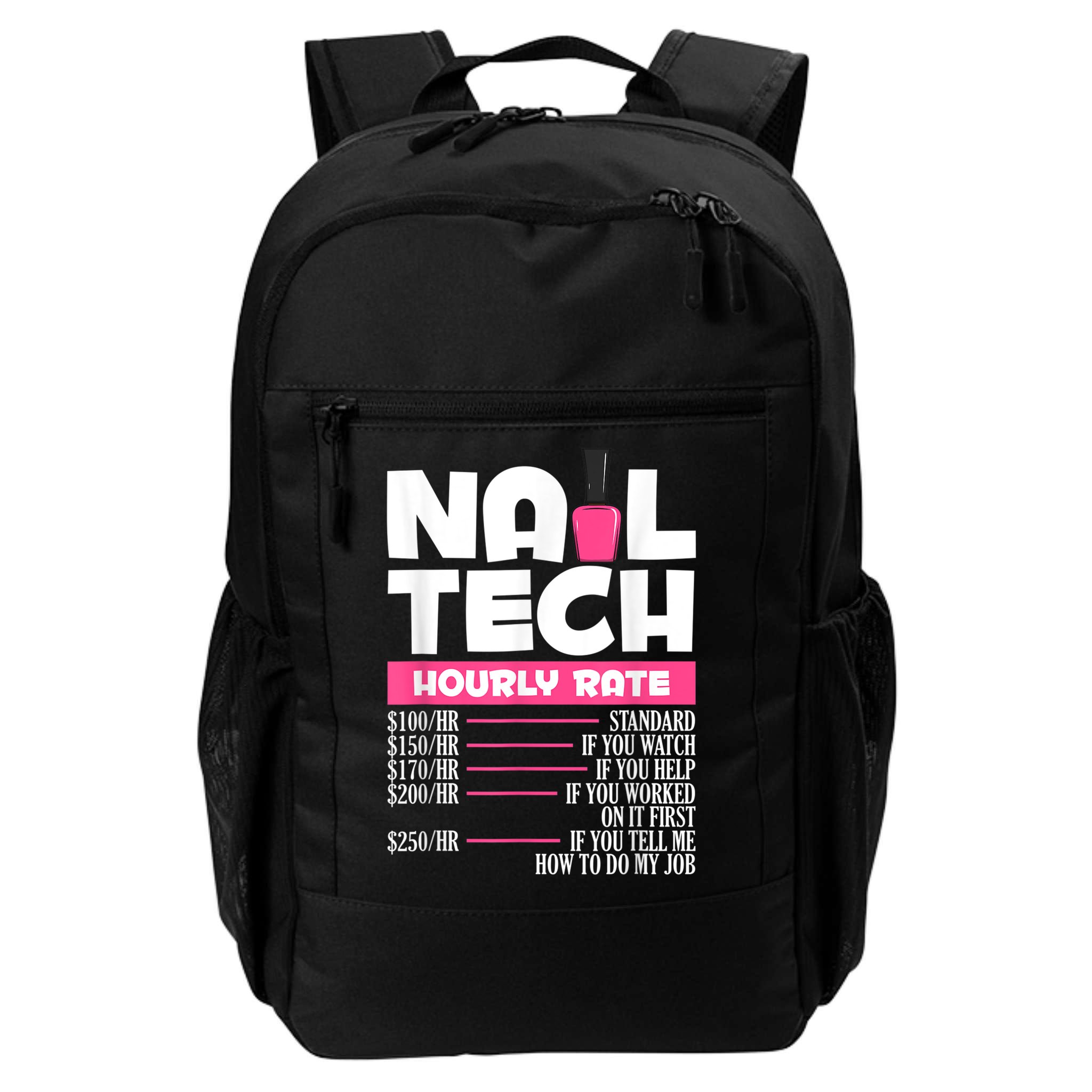 Nail Polish Manicurist Pedicurist Nail Artists Nail Tech Backpack