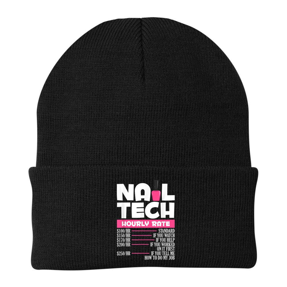Nail Polish Manicurist Pedicurist Nail Artists Nail Tech Beanie