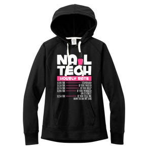 Nail Polish Manicurist Pedicurist Nail Artists Nail Tech Women's Fleece Hoodie