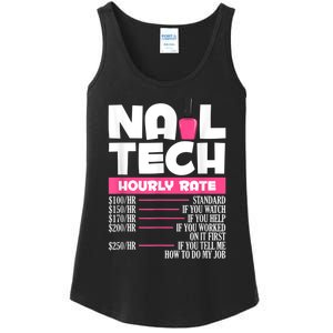 Nail Polish Manicurist Pedicurist Nail Artists Nail Tech Ladies Essential Tank