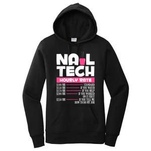 Nail Polish Manicurist Pedicurist Nail Artists Nail Tech Women's Pullover Hoodie