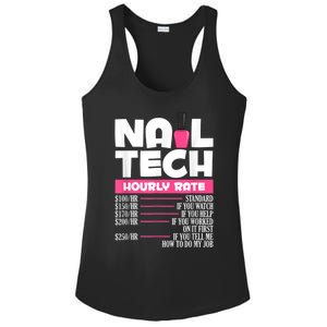 Nail Polish Manicurist Pedicurist Nail Artists Nail Tech Ladies PosiCharge Competitor Racerback Tank