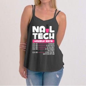 Nail Polish Manicurist Pedicurist Nail Artists Nail Tech Women's Strappy Tank