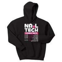 Nail Polish Manicurist Pedicurist Nail Artists Nail Tech Kids Hoodie