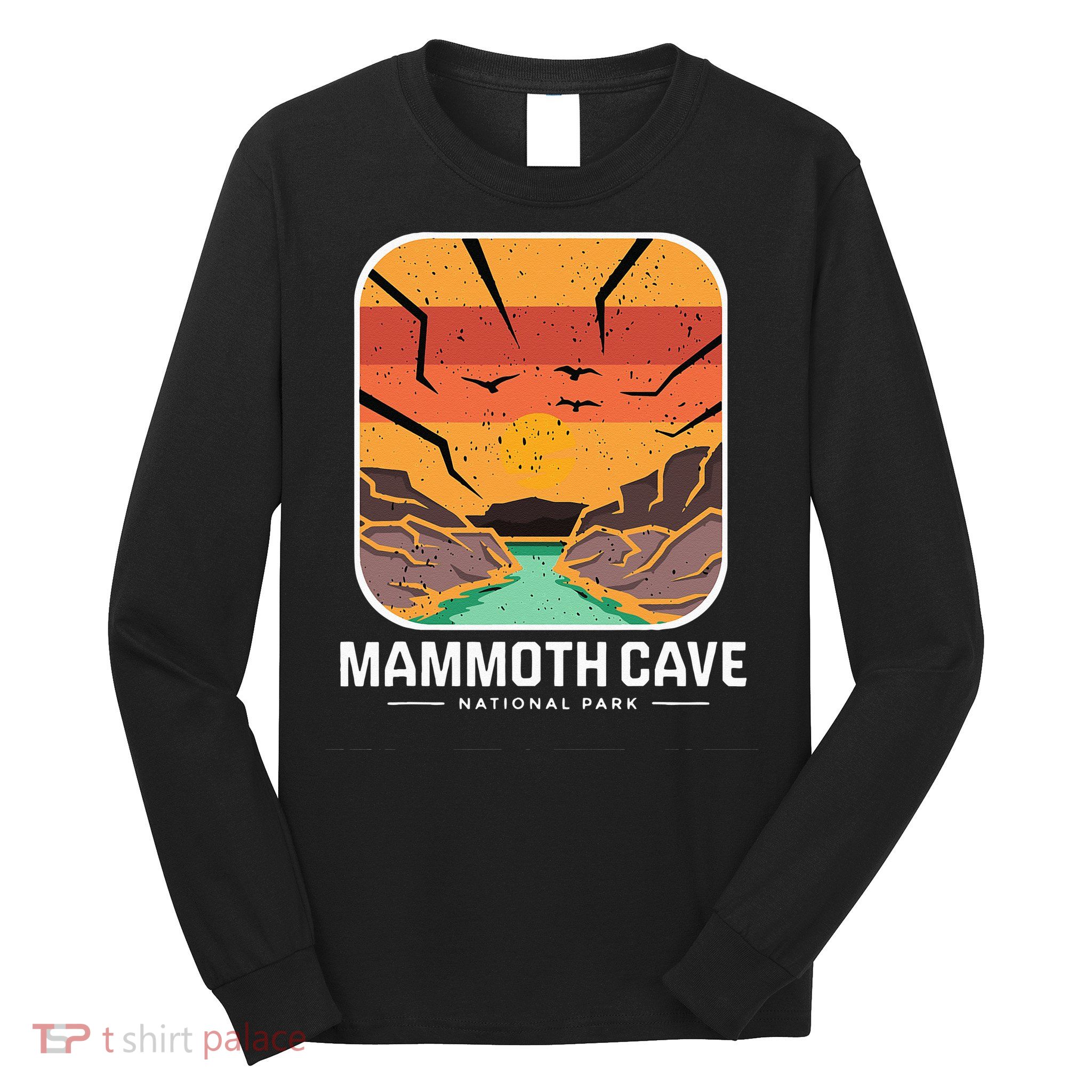 National Park Mammoth Cave Kentucky Souvenir Cave Hike Long Sleeve Shirt