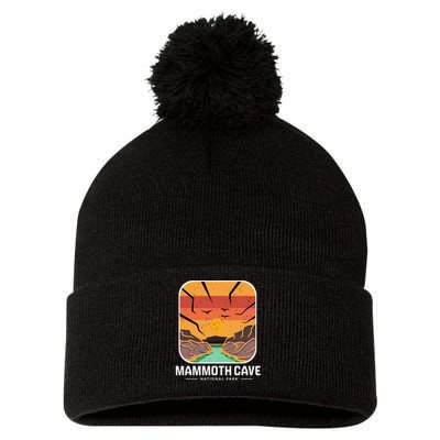 National Park Mammoth Cave Kentucky Souvenir Cave Hike Pom Pom 12in Knit Beanie